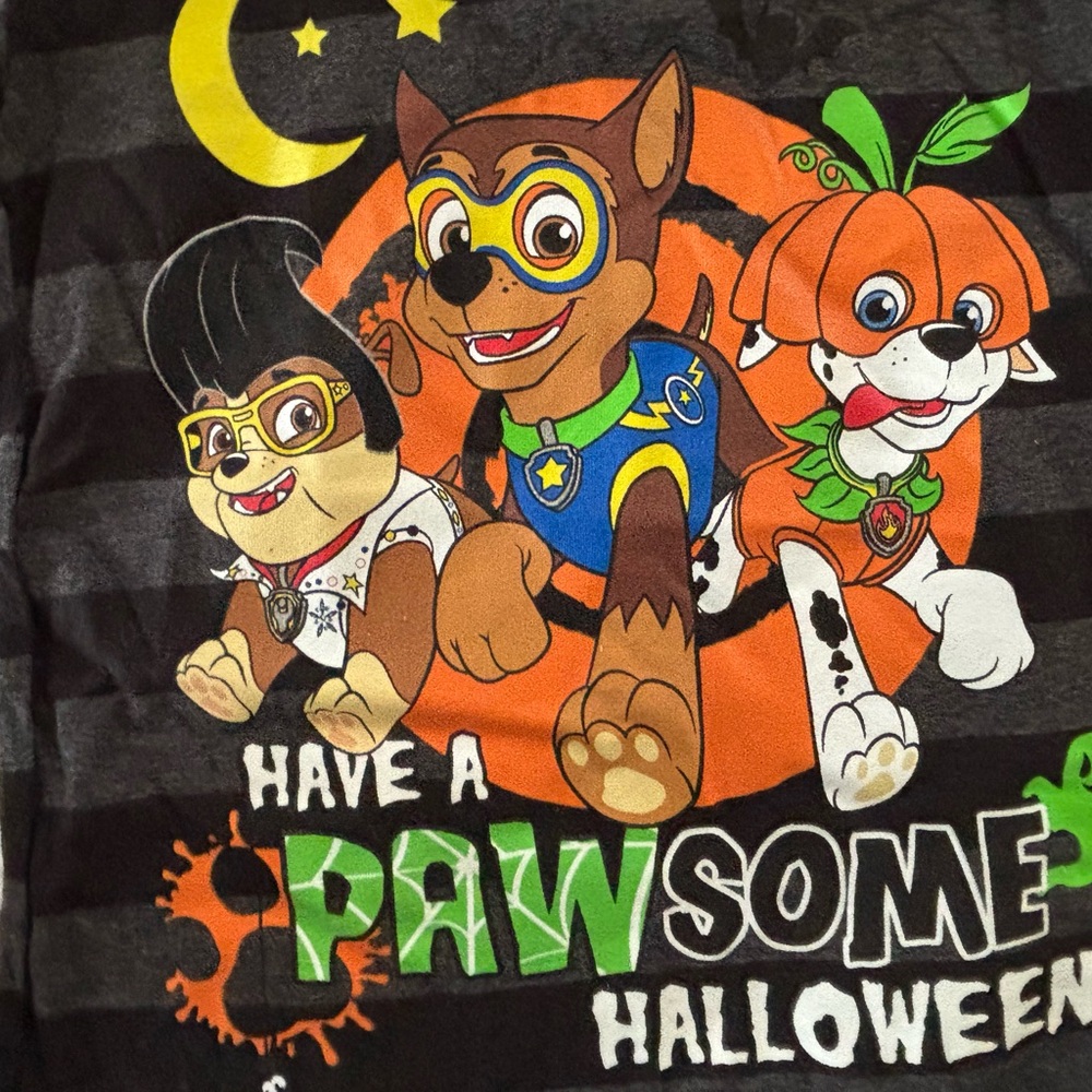 Kids Halloween Paw Patrol T-Shirt - Picture 4 of 5